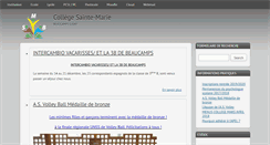 Desktop Screenshot of college.stemariebeaucamps.fr