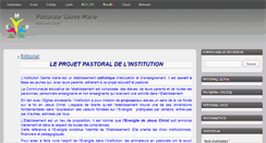 Desktop Screenshot of pastorale.stemariebeaucamps.fr