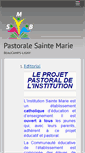 Mobile Screenshot of pastorale.stemariebeaucamps.fr