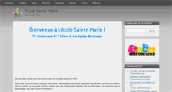 Desktop Screenshot of ecole.stemariebeaucamps.fr