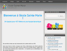 Tablet Screenshot of ecole.stemariebeaucamps.fr